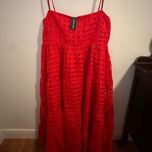 NWT Forever Amelia Tania Dress Red